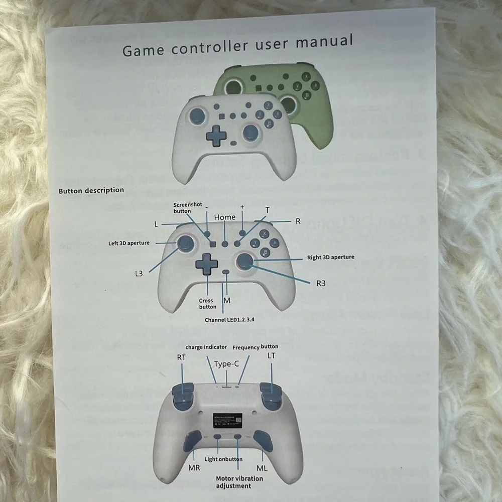 Windchaser PLUS Youth Edition Switch Gamepad - White and Green